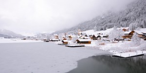 Beitragsbild des Blogbeitrags Winterurlaub am Weißensee in Kärnten