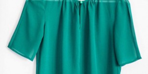 Beitragsbild des Blogbeitrags Zart wie das erste Frühlingsgrün – meine erste Chiffonbluse 