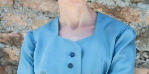 Beitragsbild des Blogbeitrags Blaues Vintage Kleid – New York Pattern 1470