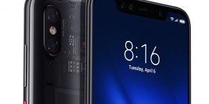 Beitragsbild des Blogbeitrags Xiaomi präsentiert den Mi 8 Pro mit einer einzigartigen transparenten Glasrückseite.