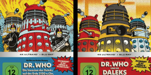 Beitragsbild des Blogbeitrags Vorbestellbar: Dr. Who und die Daleks & Dr. Who: Die Invasion der Daleks auf der Erde 2150 n. Chr.