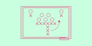 Beitragsbild des Blogbeitrags In 5 Schritten zu einer smarten Online Marketing Strategie.