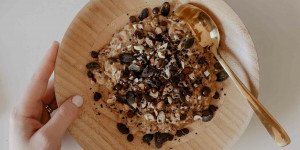 Beitragsbild des Blogbeitrags Nachhaltiger Kaffeegenuss & Coffee Chocolate Porridge 