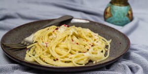 Beitragsbild des Blogbeitrags Spaghetti cacio e pepe