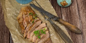Beitragsbild des Blogbeitrags Entenbrust mit Kartoffelgratin/ Duck breast with potato gratin 