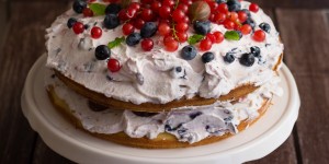 Beitragsbild des Blogbeitrags Beeren Torte/ Berry Cake