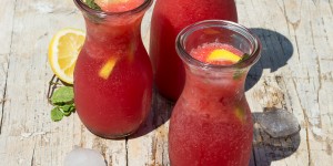 Beitragsbild des Blogbeitrags Wassermelone Limonade/ Watermelon lemonade