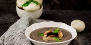Beitragsbild des Blogbeitrags Champignonsuppe