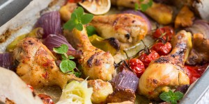 Beitragsbild des Blogbeitrags Joghurthähnchen/ Yogurt Chicken