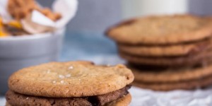 Beitragsbild des Blogbeitrags Salted Caramel Cookies