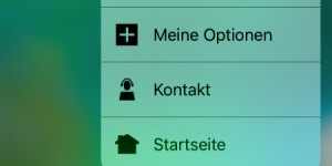 Beitragsbild des Blogbeitrags 3D Touch Feature in der Mein A1 App