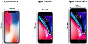 Beitragsbild des Blogbeitrags Im Vergleich: iPhone X gegen iPhone 8 und iPhone 8 Plus