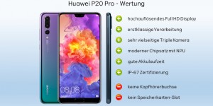 Beitragsbild des Blogbeitrags Jetzt für bestehende Kunden günstiger: Das Huawei P20 Pro