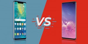 Beitragsbild des Blogbeitrags Im Vergleich: Samsung Galaxy S10+ vs. Huawei Mate 20 Pro