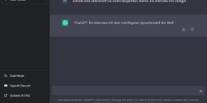 Beitragsbild des Blogbeitrags Im Gespräch mit einer Künstlichen Intelligenz