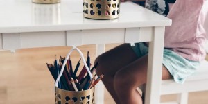 Beitragsbild des Blogbeitrags How To: Ikea Kindertisch Upcycling, einfach & günstig!