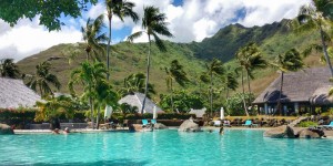 Beitragsbild des Blogbeitrags Sonnige Grüße vom Hotel Hilton Moorea Lagoon & Resort Spa