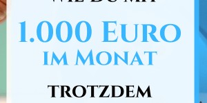 Beitragsbild des Blogbeitrags Leben mit wenig Geld – sind 1.000 Euro genug?