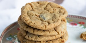 Beitragsbild des Blogbeitrags KEKSE | Erdnussbutter Cookies mit Schokostückchen 