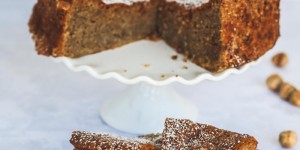 Beitragsbild des Blogbeitrags Rezept für einen saftigen, italienischen Haselnusskuchen (glutenfrei)