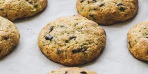 Beitragsbild des Blogbeitrags Rezept für Bananen Chocolate Chip Cookies