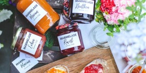 Beitragsbild des Blogbeitrags Rezeptideen für Marmelade & Marmeladenetiketten zum Ausdrucken