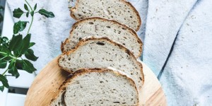 Beitragsbild des Blogbeitrags Rezept für Roggenmischbrot mit Sauerteig