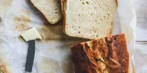 Beitragsbild des Blogbeitrags Rezept für Toastbrot (vegan) 