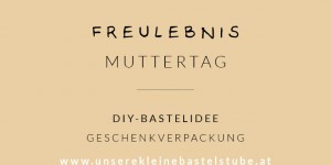 Beitragsbild des Blogbeitrags DIY Bastelidee – Geschenkverpackung für Muttertag
