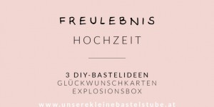 Beitragsbild des Blogbeitrags 3 DIY Ideen – Geschenke zur Hochzeit 