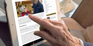Beitragsbild des Blogbeitrags Senioren wischen, klicken, zoomen: ‚Eine neue Welt hat sich aufgetan‘