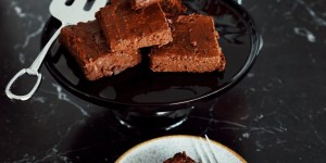 Beitragsbild des Blogbeitrags Healthy Sweet Potato Brownies