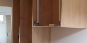 Beitragsbild des Blogbeitrags Schrankraum und Schlafzimmer fertig