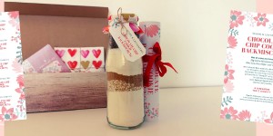 Beitragsbild des Blogbeitrags Geschenk für Oma/Mama: Cookie Backmischung + Freebies 