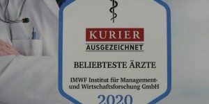 Beitragsbild des Blogbeitrags Kurier – Dr Siegl als einer von Österreichs beliebtesten Ärzte 2020 gewählt 