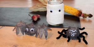 Beitragsbild des Blogbeitrags DIY upcycling Halloweendeko 