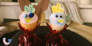 Beitragsbild des Blogbeitrags DIY Ostereier Masken, inklusive Vorlage zum Ausdrucken