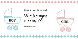 Beitragsbild des Blogbeitrags Die leidliche Frage nach dem Geschlecht des Ungeborenen 