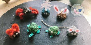 Beitragsbild des Blogbeitrags DIY Tiere aus Nussschalen basteln