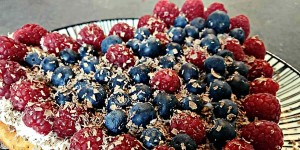 Beitragsbild des Blogbeitrags Beerentorte – frisch, fruchtig, vegan oder normal