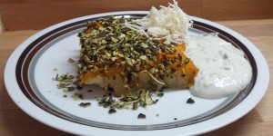 Beitragsbild des Blogbeitrags Erdäpfel-Kürbis-Auflauf