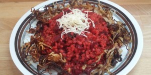 Beitragsbild des Blogbeitrags Rohnen-Einkornrisotto
