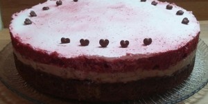 Beitragsbild des Blogbeitrags Schoko-Haselnuss-Himbeer-Torte