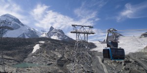 Beitragsbild des Blogbeitrags Die höchste 3S-Seilbahn der Bergbahnen Zermatt beweist sich im Winter 