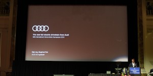 Beitragsbild des Blogbeitrags Motorensymposium: Das ist die Technik des Audi e-tron!
