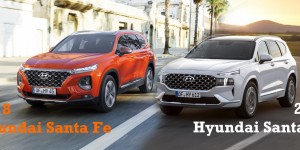 Beitragsbild des Blogbeitrags VERGLEICH: 2018 vs. 2021 Hyundai Santa Fe 