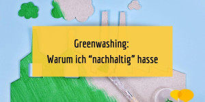 Beitragsbild des Blogbeitrags Greenwashing vermeiden 