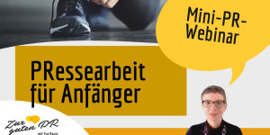 Beitragsbild des Blogbeitrags Mini-Seminar: PRessearbeit in 5 Minuten erklärt