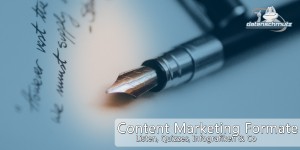 Beitragsbild des Blogbeitrags Content Marketing Formatwechsel: Von Quizzes, Listen und Infografiken 