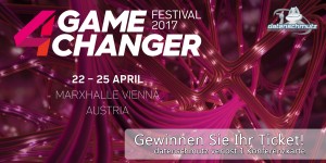 Beitragsbild des Blogbeitrags Gratis zum 4GAMECHANGER Festival 2017 – datenschmutz verlost 1 Ticket [GEWINNSPIEL] 